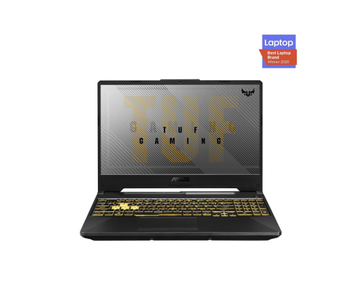 Asus TUF Gaming FX506LHB-HN323W 15.6 Inch Intel Core i5 10300H 8GB RAM 512GB SSD 4GB NVIDIA GeForce GTX 1650 Graphics English Arabic Keyboard Windows 11 Home - Black - Zoom Image 1