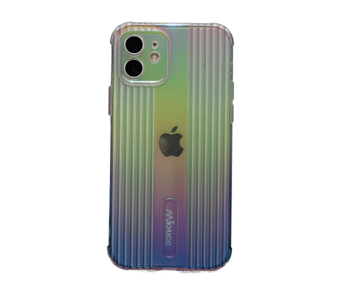 Gradient Case Groove Texture Mobile Case For iPhone 12 Mini - Zoom Image 1