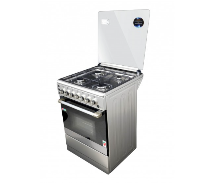 Afra AF-60 Stainless Steel 60X60 Free Standing Cooking Range - Silver and Black - Zoom Image 4