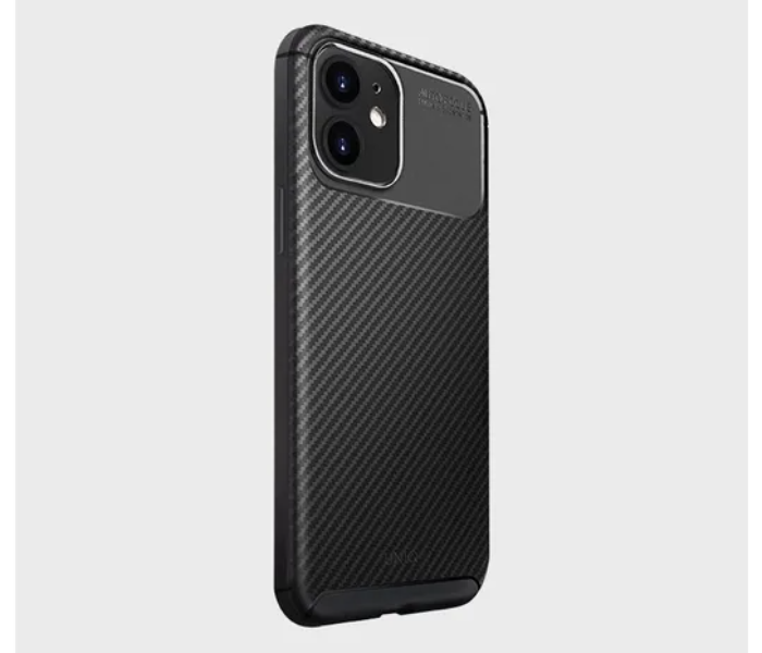 Uniq Hybrid Iphone 12 or 12 Pro Hexa Mobile Covers - Midnight Black - Zoom Image 1