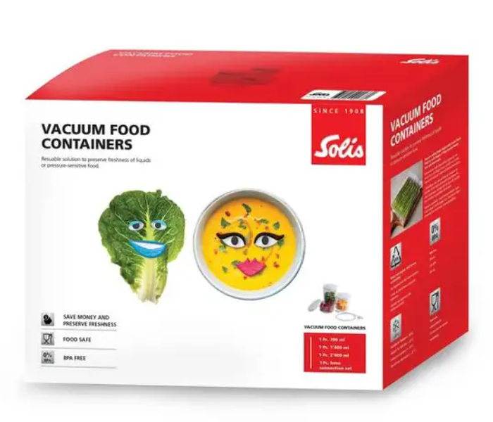 Solis Vacuum Food Containers (3 pcs)