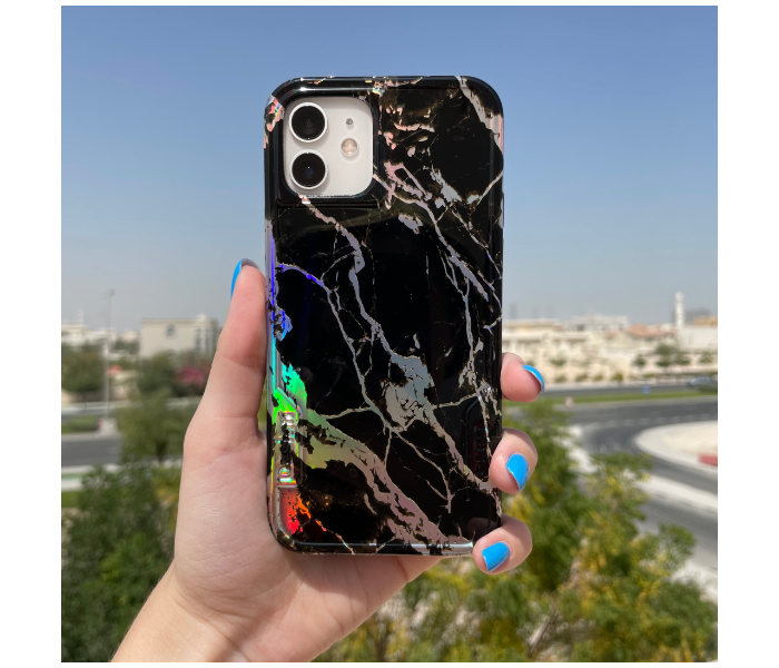 Black Marble Case Gradient Design Mobile Cases For iPhone 13 Pro Max - Black - Zoom Image 2