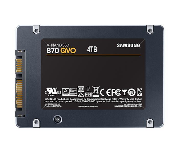 Samsung MZ-77Q4T0BW SSD 870 QVO SATA III 2.5 inch 4TB - Grey - Zoom Image 2