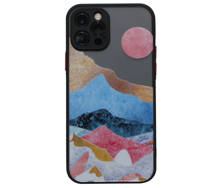 Matt Translucent Black Case Art Print Sunrise Mobile Case For iPhone 11 Pro Max - Zoom Image 1