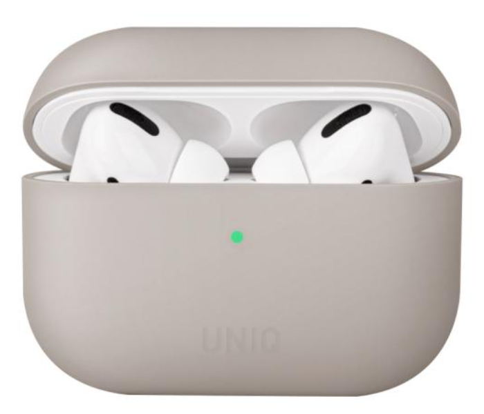 Uniq Lino Hybrid Liquid Silicon Airpods Pro Case - Ivory - Zoom Image