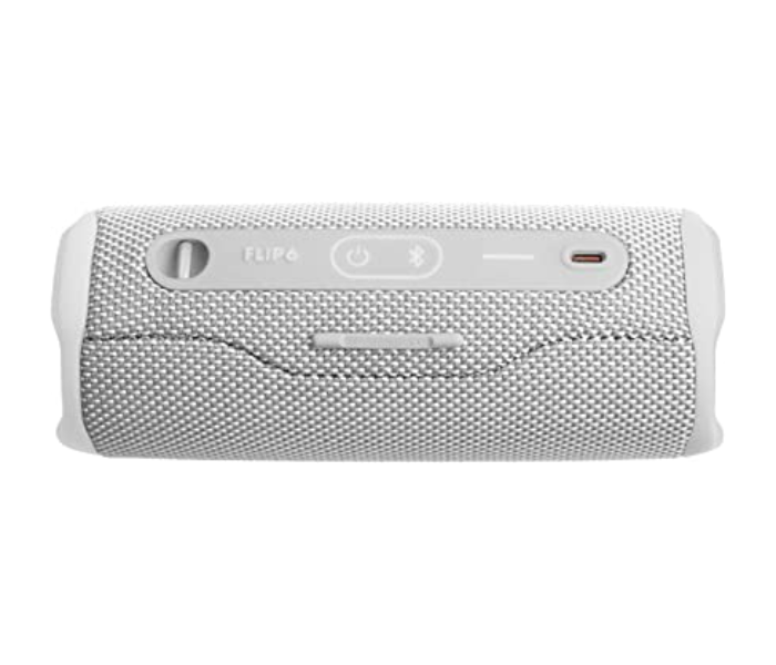 JBL Flip 6 Portable Waterproof Bluetooth Speaker - White - Zoom Image 3