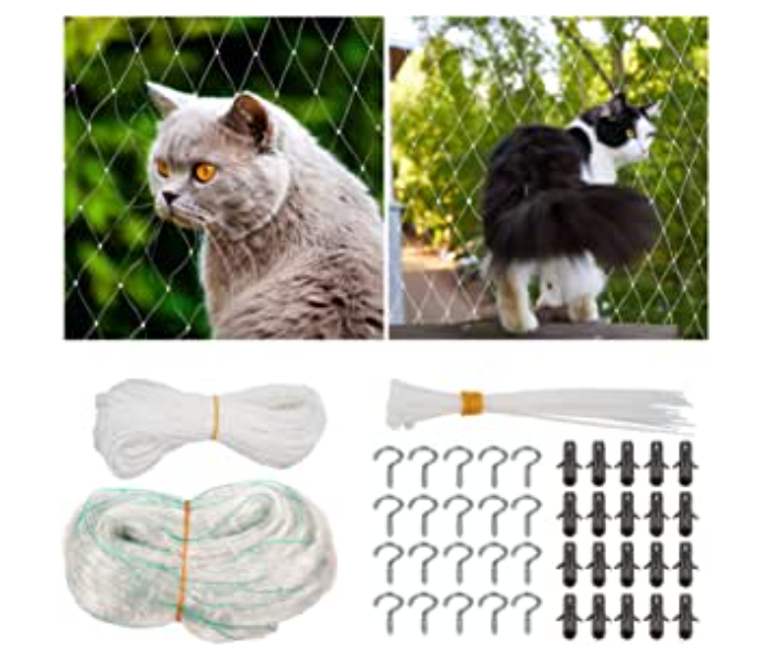 Galaxy Cat Net Balcony Protection Net  - Zoom Image 1