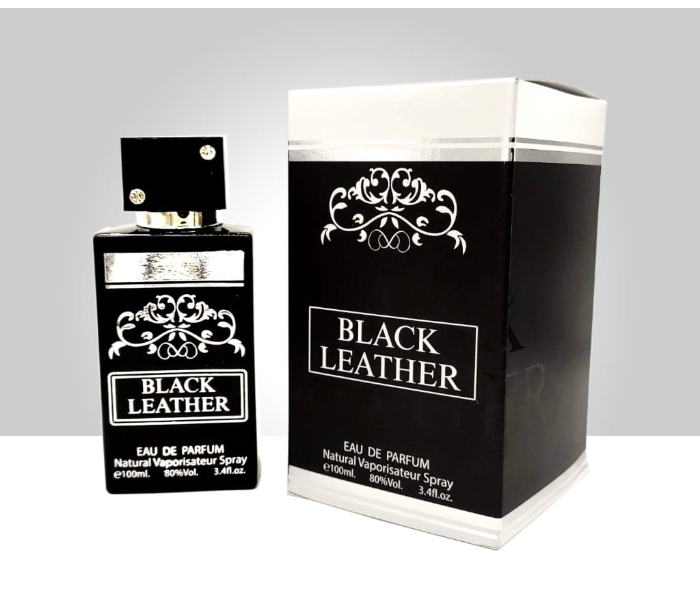 Atika 100ml Black Leather Eau De Parfum Vaporisateur Spray For Men - Zoom Image