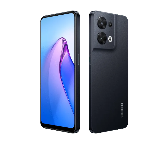 Oppo Reno8 5G 8GB RAM 256GB - Shimmer Black - Zoom Image 2