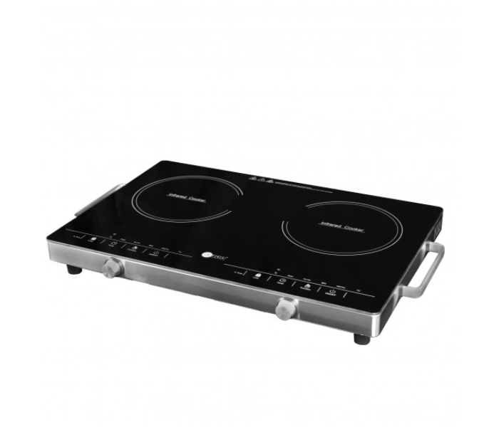 Afra AF-3000ICBK 3000 Watts Double Infrared Cooker - Black and Silver - Zoom Image 2