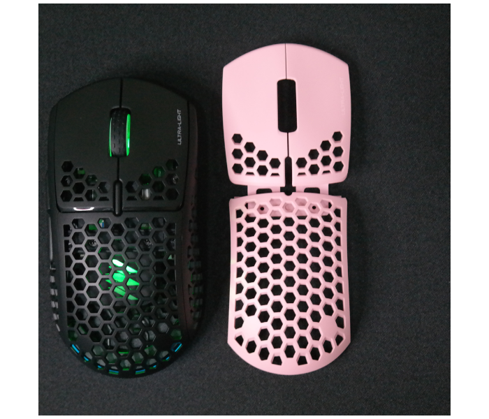 Craze C-HP-PIS-MR Hikari Pro and Pink Shell with RGB Built in Mousepad - Pink - Zoom Image 6