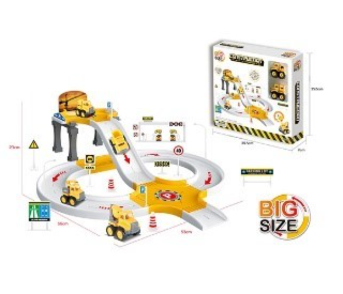 DK1060 Parking Lot Activity Toy For Kids - White and Yellow - Zoom Image