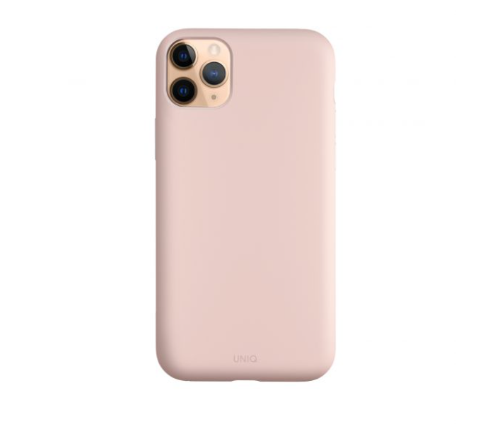 Uniq Hybrid Iphone 11 Pro Lino Hue Mobile Covers - Pink - Zoom Image 2