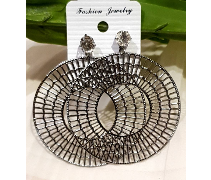 Strabella ER8004b Weightless Hanging Earrings For Women - Silver - Zoom Image