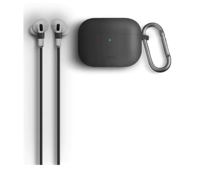 Uniq Vencer Airpods Pro Silicone Hang Case - Dark Grey - Zoom Image 1