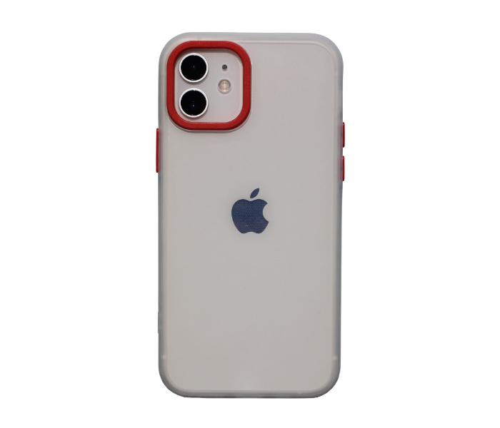 Transparent Case Red Camera Ring Mobile Case For iPhone 11 - Red - Zoom Image 1