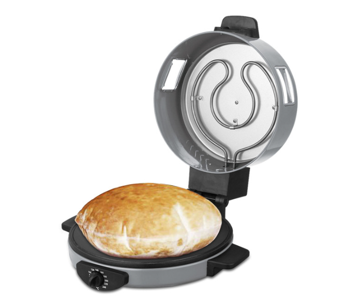 Sonashi SABM-863 1800Watts 2 In 1 Arabic Bread and Pizza Maker - Black and Silver - Zoom Image 1