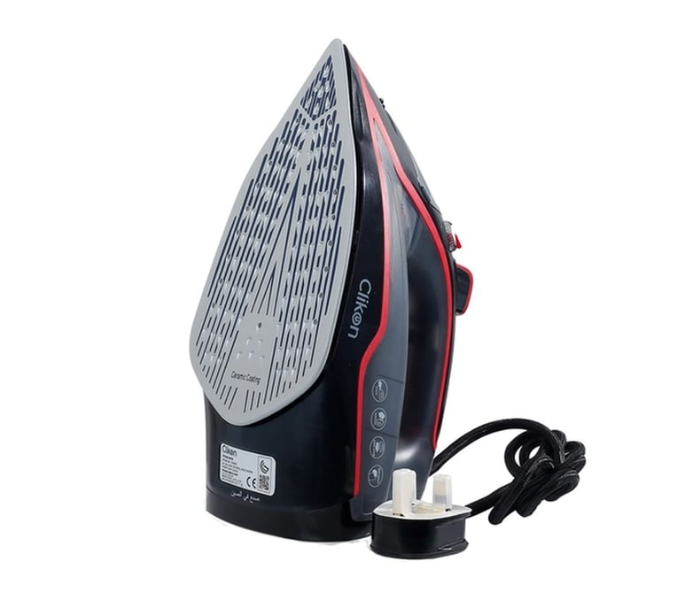 Clikon CK4125 2400 Watts Steam Iron - Black and Red - Zoom Image 4