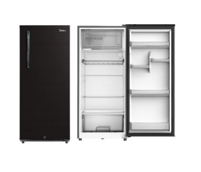 Midea MDRD268FGE28 268 Litre Single Door Refrigerator - Black - Zoom Image 1