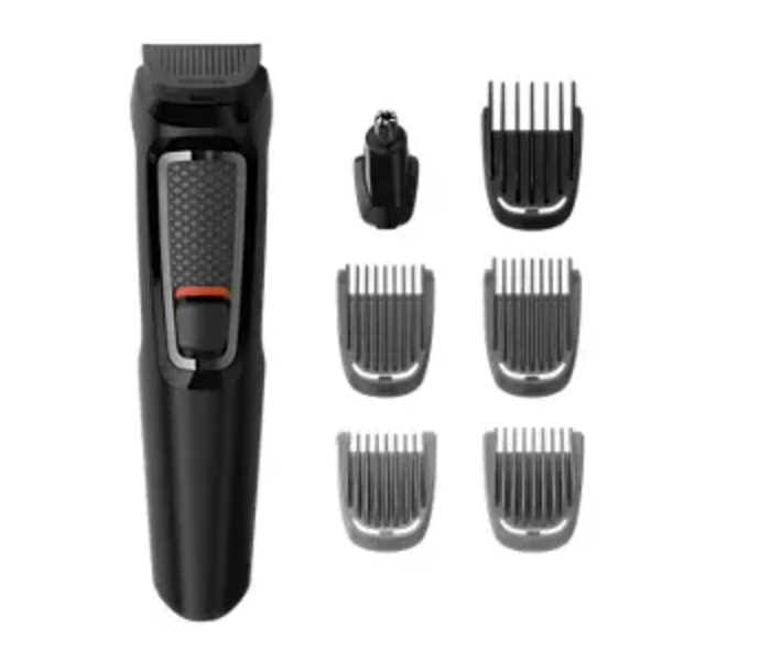 Philips MG3720/33 7-in-1 Multigroom Series 3000 Face and Hair All-in-one Trimmer - Black - Zoom Image 1