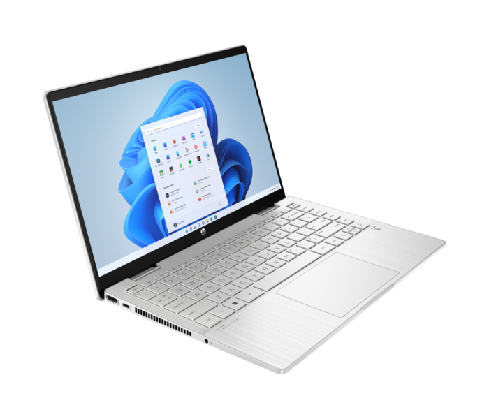 HP Pavilion x360 14-EK0004NE 6G7S3EA 14 Inch FHD Touchscreen Intel Core i3 8GB RAM 256GB SSD Windows11 - Silver - Zoom Image 4