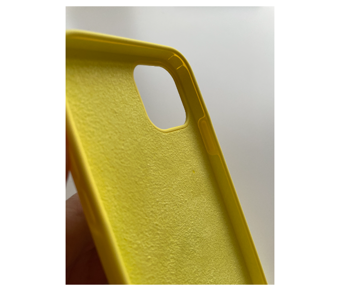 Liquid Silicone Yellow Case Magnet Grip Stand Mobile Case For iPhone 11 - Yellow - Zoom Image 7