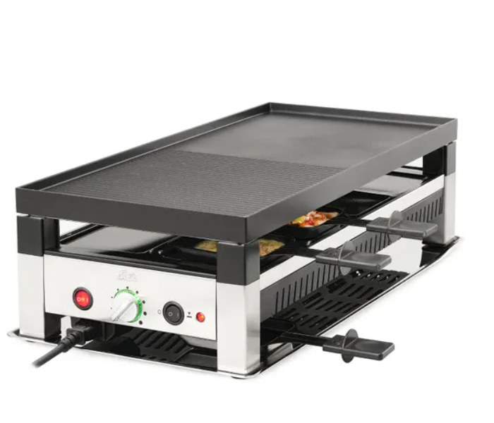 Solis 5 in 1 1400 Watts Table Grill - Black and Silver - Zoom Image 1