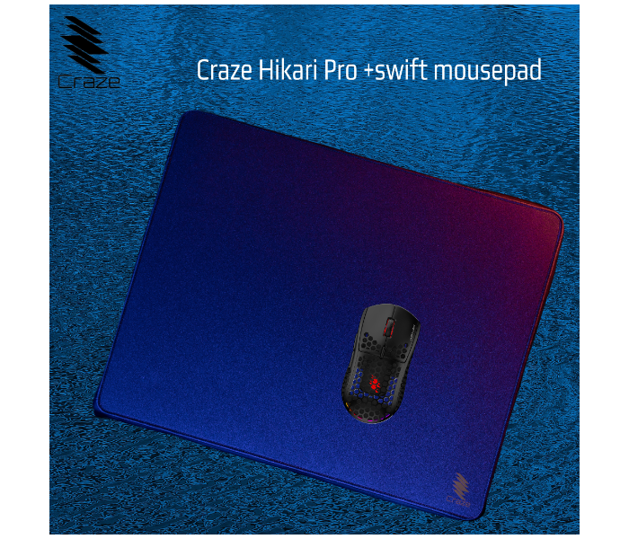 Craze C-H-M Hikari Pro and Mousepad - Blue - Zoom Image 1