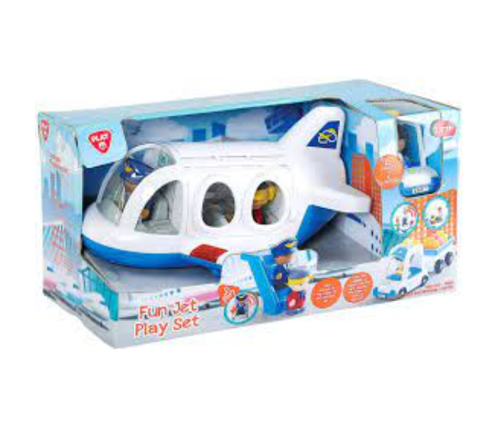 PlayGo PLY9838 15 Pieces Fun Jet Play Set Battery Operated Activity Toy For Kids - Zoom Image