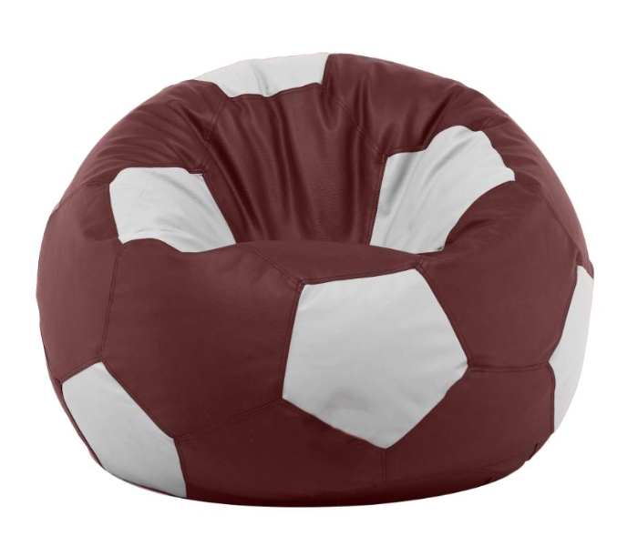 TUD Football XXXXL Bean Bag - Brown and Grey - Zoom Image