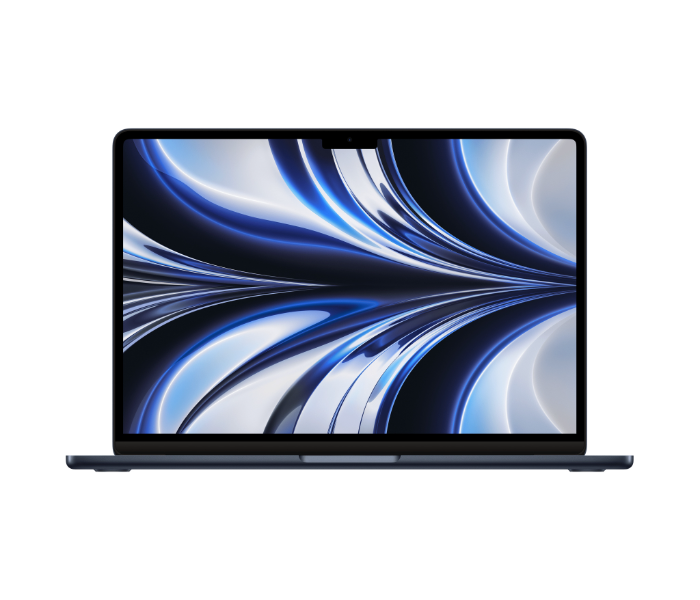 Apple MLY43 MacBook AIR 2022 13 Inch M2 8 Core CPU 10 Core GPU 8GB RAM 512GB SSD English Keyboard - Midnight - Zoom Image 1