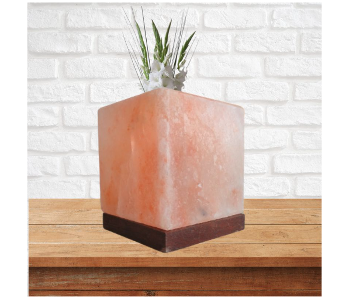 Techno Himalayan Square Shaped Salt Lamp With Usb Cable - Zoom Image 1