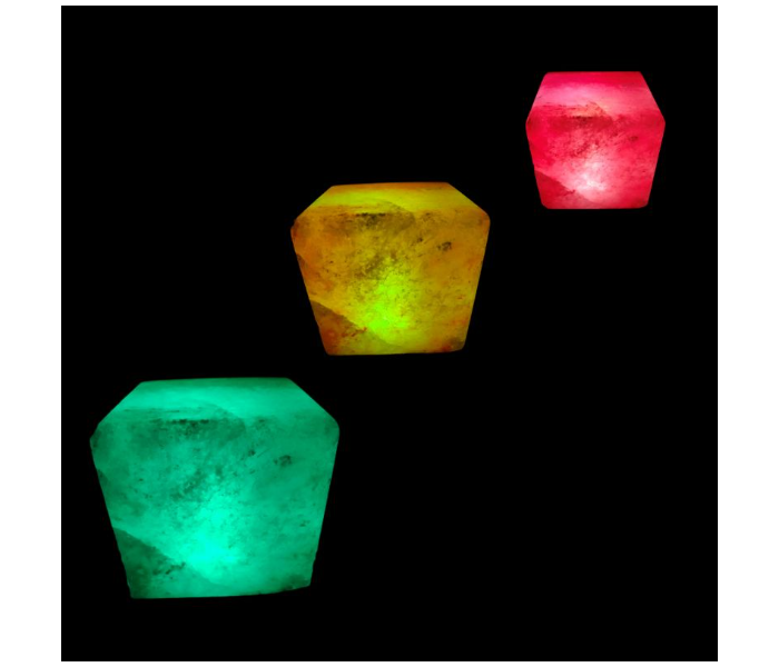 Techno Himalayan Square Shaped Salt Lamp With Usb Cable - Zoom Image 2