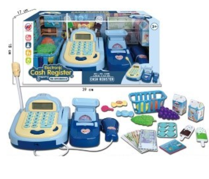 DK1068 Cash Register Activity Toy For Kids - Blue - Zoom Image