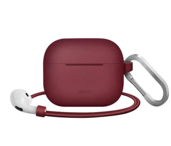 Uniq Vencer Airpods Pro Silicone Hang Case - Maroon - Zoom Image 1