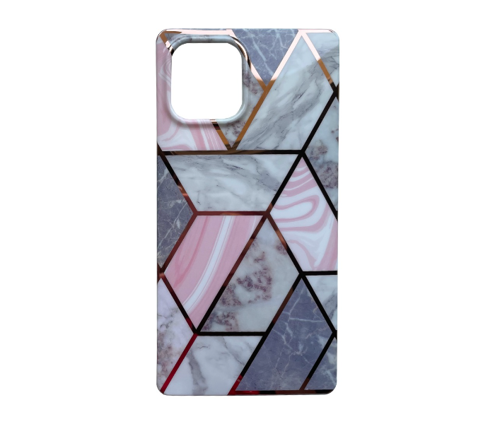 Protective Case Art Print Pink Marble Mobile Case For iPhone 12 - Pink - Zoom Image 4