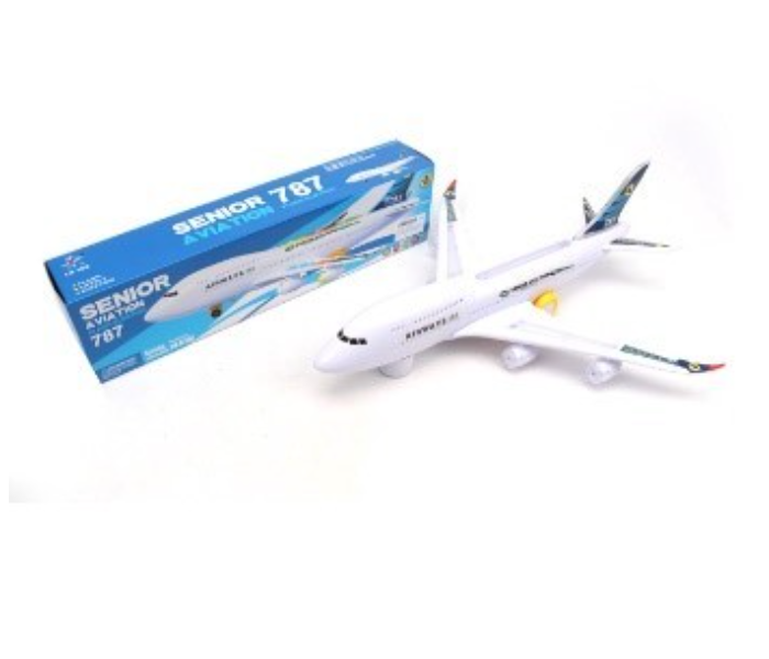 DK1173 Light and Music Plane Activity Toy For Kids - Zoom Image