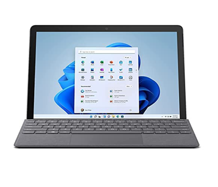 Microsoft 8V9-00026 Surface GO 3 Commercial 10th Gen 10.5 Inch PixelSense Intel Core i3-10100Y Processor 4GB DDR3 RAM 64GB Intel UHD Graphics 615 Windows 10 Home - Platinum - Zoom Image 1