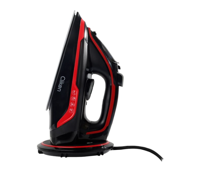 Clikon CK4126 2400 Watts Steam Iron - Black and Red - Zoom Image 2