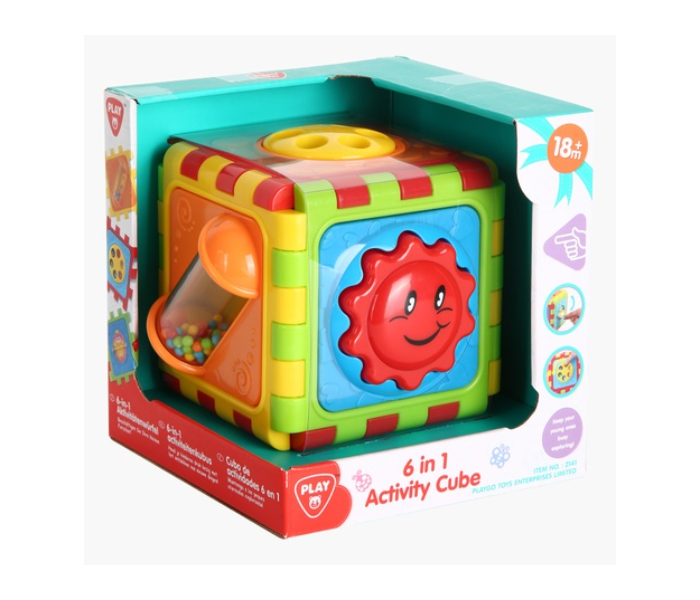 PlayGo PLY2141 6 In 1 Activity Cube Activity Toy For Kids - Zoom Image 1