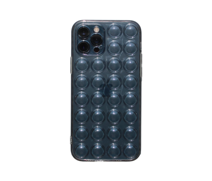 Transparent Grey Case Bubbles Mobile Case For iPhone 11 Pro Max - Grey - Zoom Image 1