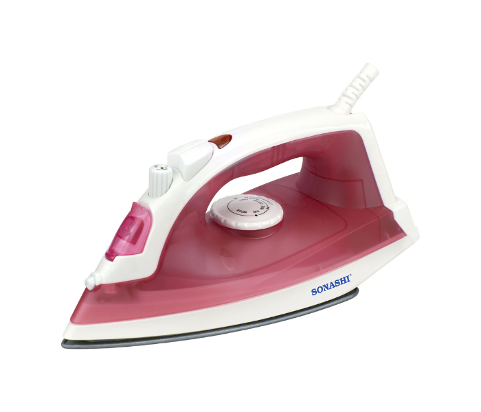 Sonashi SI-5077T 1600Watts Steam Iron With Non-Stick Soleplate - Red - Zoom Image 1