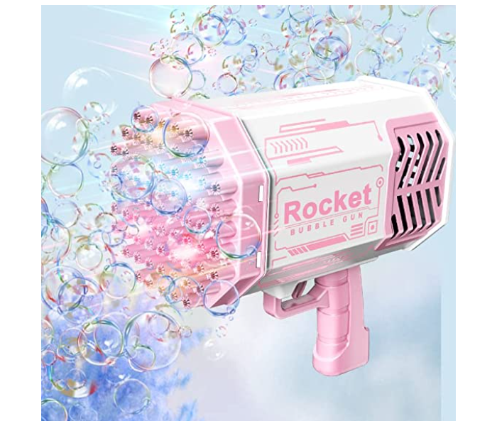 Generic 69 Holes Rocket Launcher Bubble Machine with Colorful Lights-A - Zoom Image 1