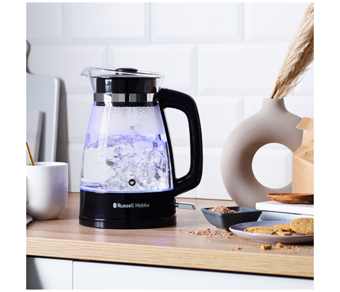 Russell Hobbs RH26080 Classic Glass Kettle - Black - Zoom Image 1