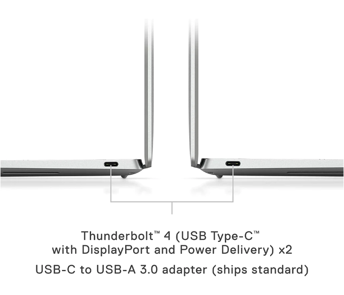 DELL XPS 13 PLUS 9320-2476-GR 13.4 Inch UHD Plus Intel Core i7 1260P Processor 16GB RAM 1TB SSD Intel Iris Xe Graphics Windows 11 Home - Graphite - Zoom Image 9