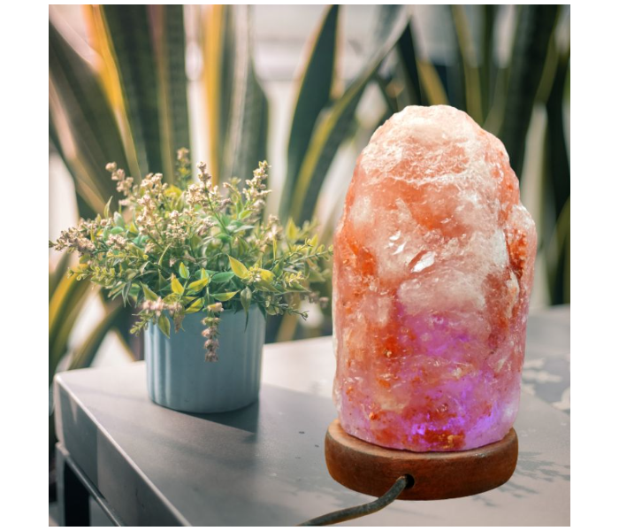 Techno Natural Finished Himalayan Salt Lamp With Usb Cable - Zoom Image 1