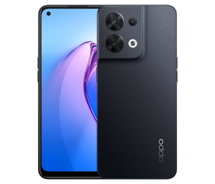 Oppo Reno8 5G 8GB RAM 256GB - Shimmer Black - Zoom Image 1