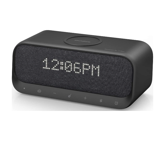 Anker A3300211 Wakey Bluetooth Speaker with Alarm Clock - Black - Zoom Image 1