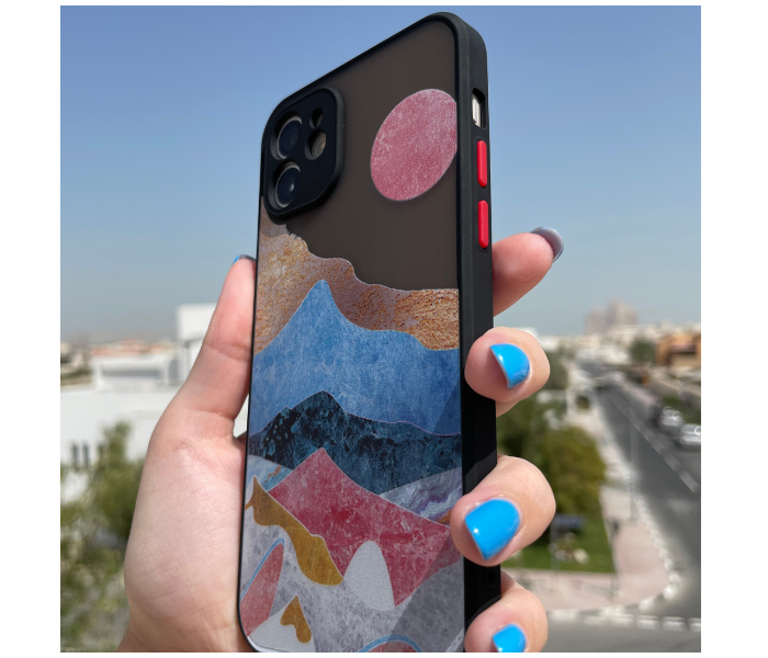 Matt Translucent Black Case Art Print Sunrise Mobile Case For iPhone 11 Pro Max - Zoom Image 4