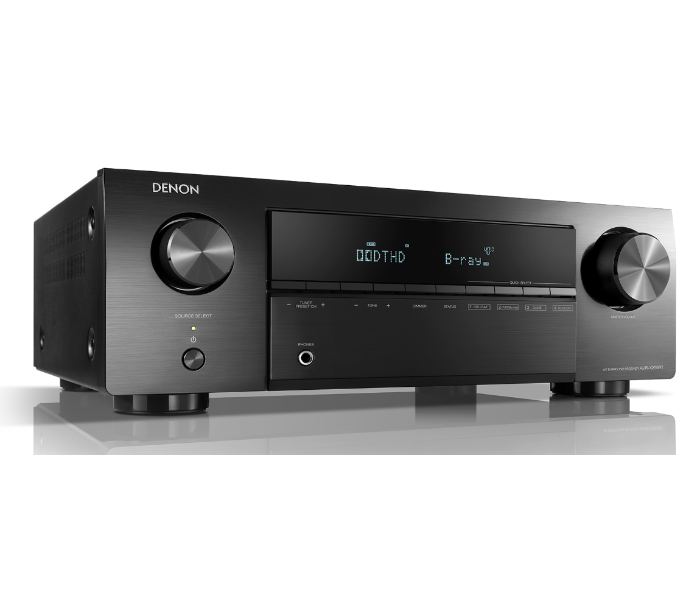 Denon AVR-X250BT 130Watts AV Receiver - Black - Zoom Image 1